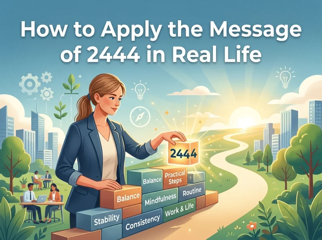 How to Apply the Message of 2444 in Real Life