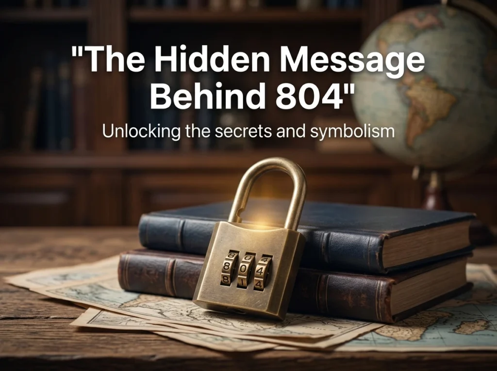 The Hidden Message Behind 804
