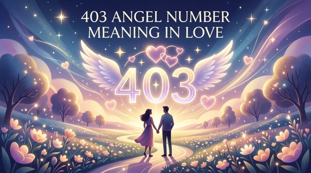 403 Angel Number Meaning in Love