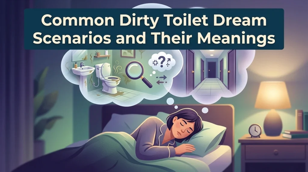 Common Dirty Toilet Dream Scenarios and Their Meanings