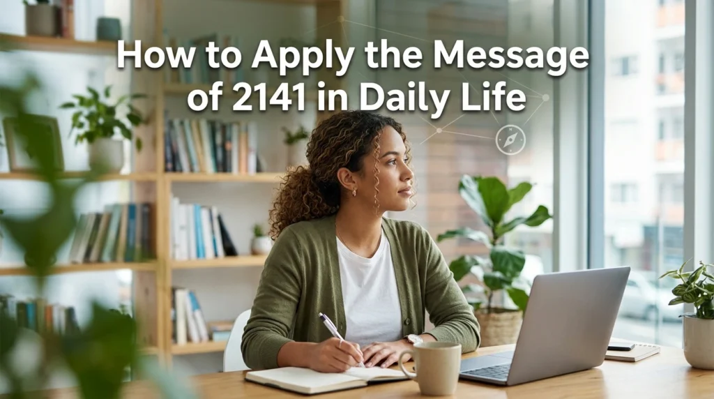 How to Apply the Message of 2141 in Daily Life