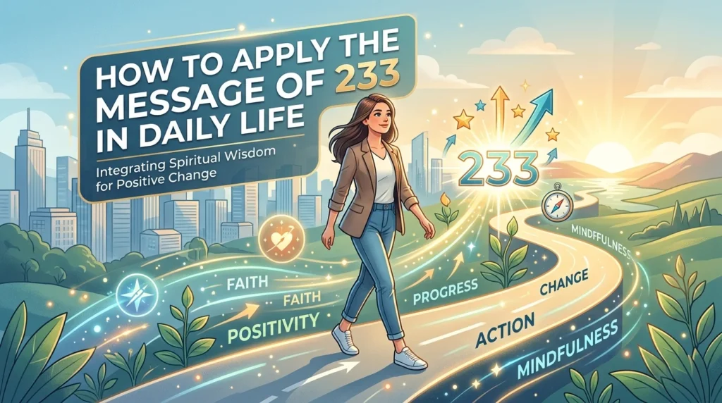How to Apply the Message of 233 in Daily Life