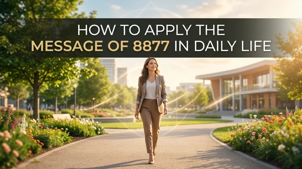 How to Apply the Message of 8877 in Daily Life