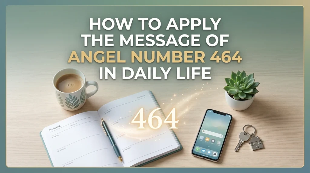 How to Apply the Message of Angel Number 464 in Daily Life
