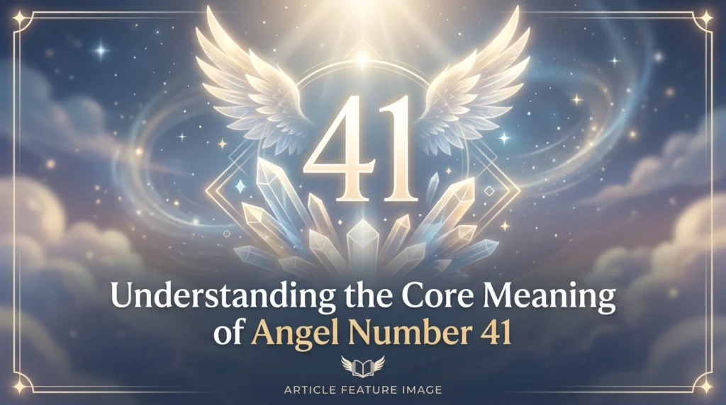 Understanding the Core Meaning of Angel Number 41