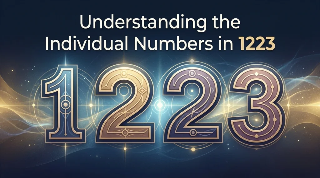 Understanding the Individual Numbers in 1223