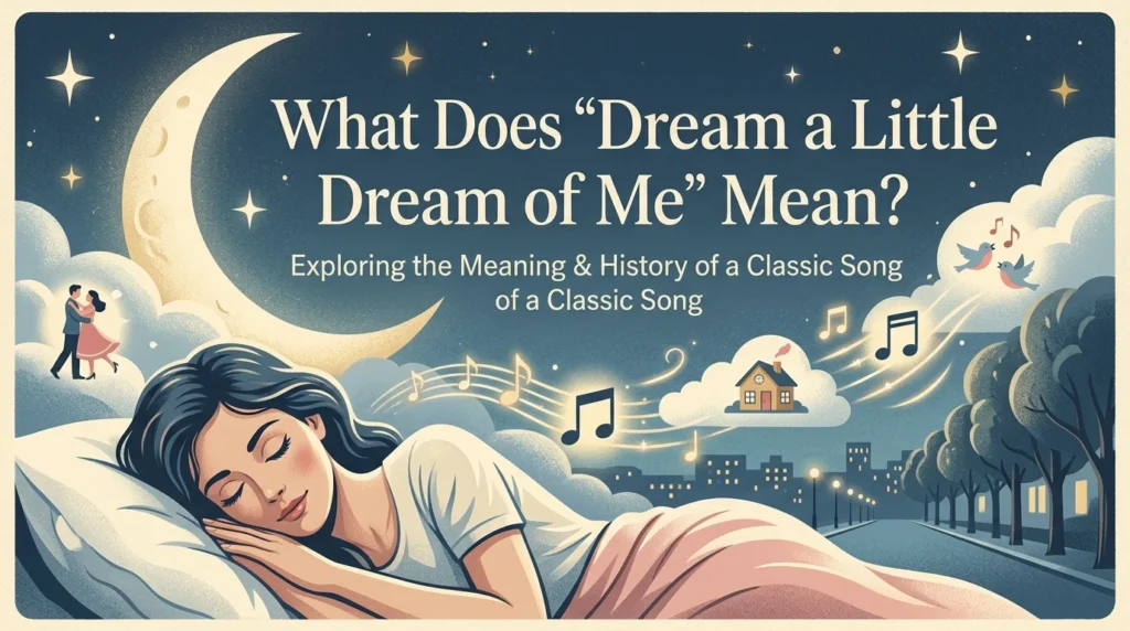 What Does "Dream a Little Dream of Me" Mean
