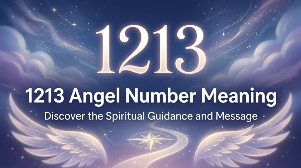 1213 Angel Number Meaning