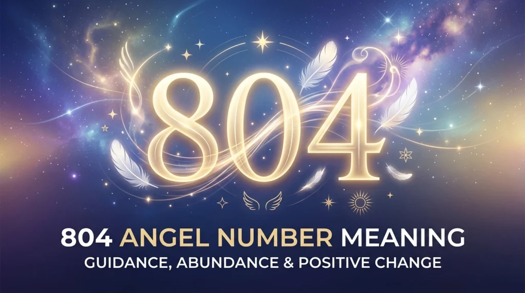 804 Angel Number Meaning