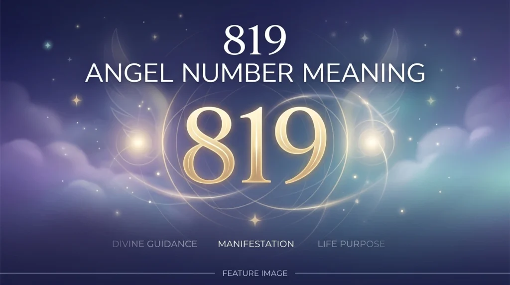 819 Angel Number Meaning