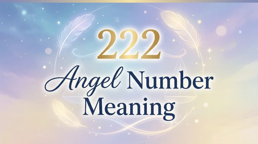 222 Angel Number Meaning