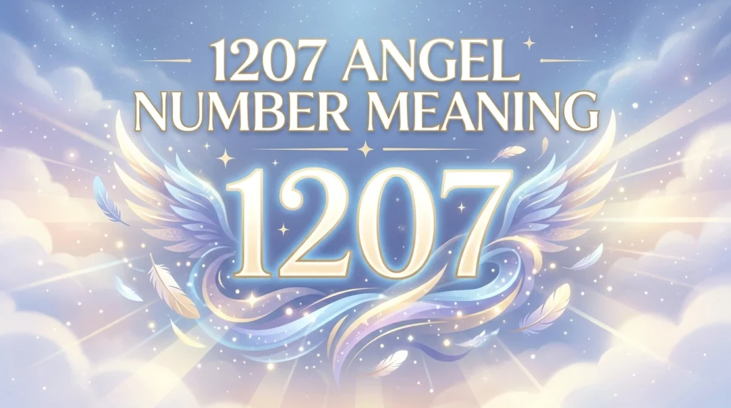 1207 Angel Number Meaning