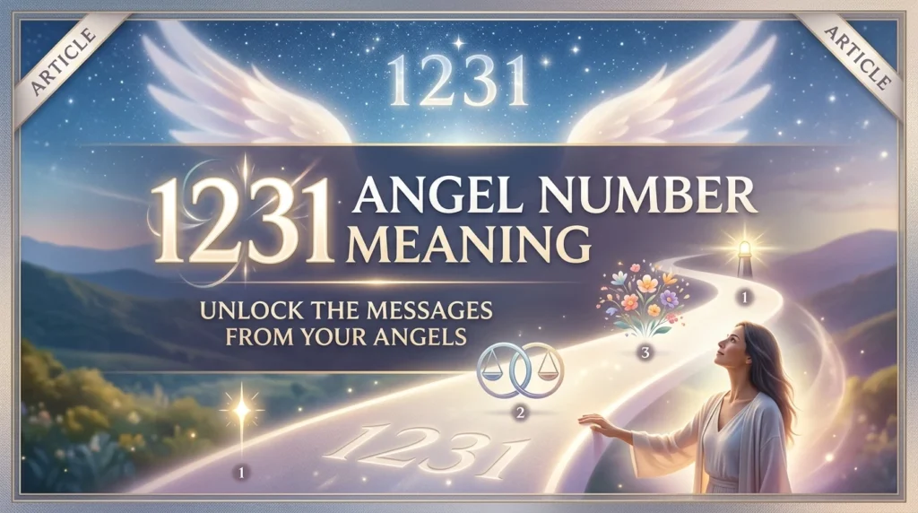 1231 Angel Number Meaning