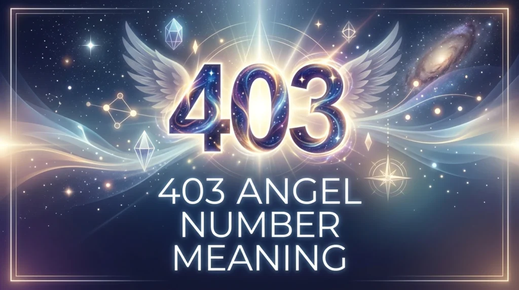 403 Angel Number Meaning